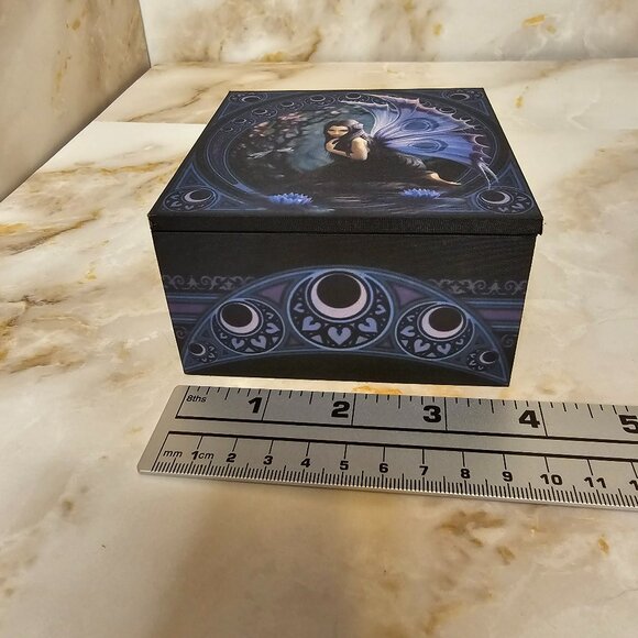 Nemesis Now, Anne Stokes Goth Fairy Trinket Box with Mirror - Picture 8 of 9
